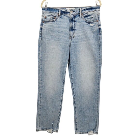Daze Denim Womens 30 Jeans Westward Barrel Leg Tough Love High Rise Distressed - Picture 1 of 8